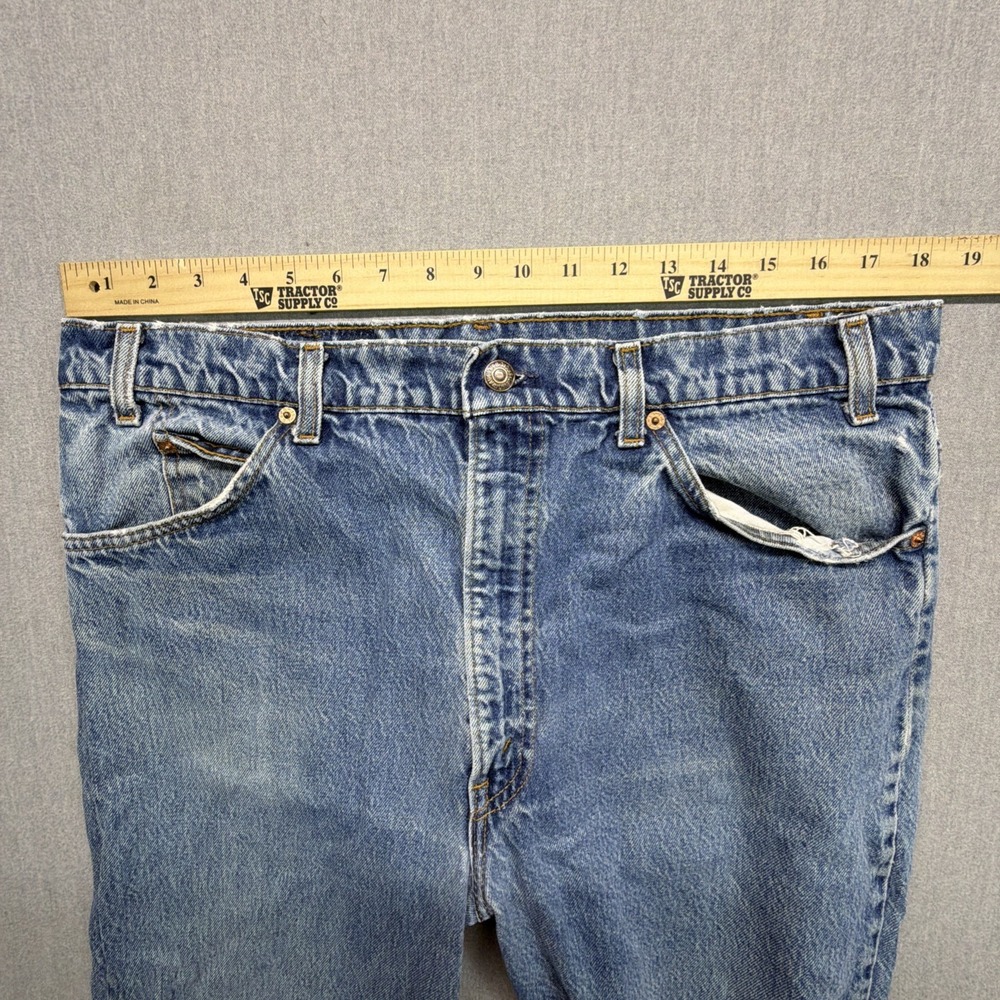 VTG Levis Orange Tab 505 Jeans Mens 38x34 (Fits 36x33) Made In USA 80s Nice Fade - Picture 11 of 11
